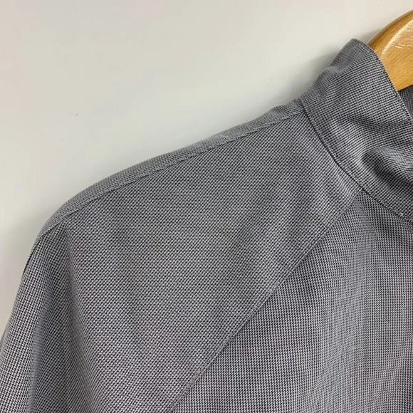 Banana Republic Men's Grey Micro Houndstooth Lightweight‎ Club Jacket Size S - Picture 3 of 11